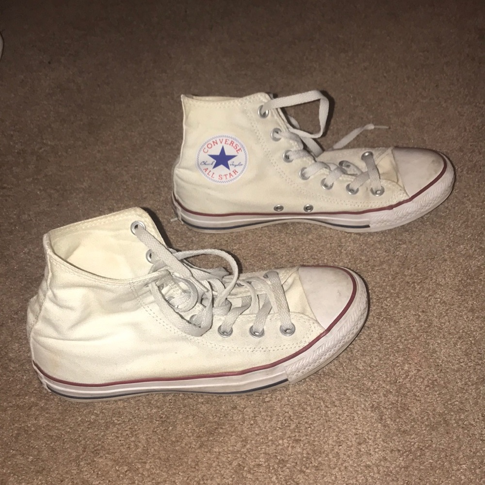 White high top converse